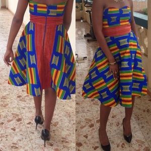 African Print Dress